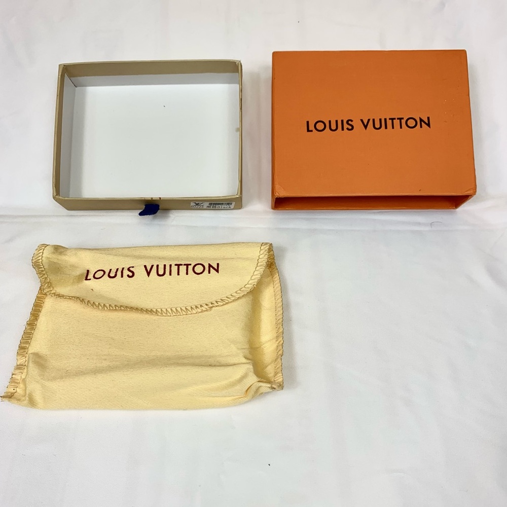 Louis Vuitton Wallet Size EMPTY Orange Box and Dust Bag (1PC)